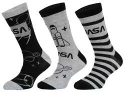 Trenýrkárna 3PACK Șosete NASA pentru copii, multicolore (39269/grey) 31/34 (184500)