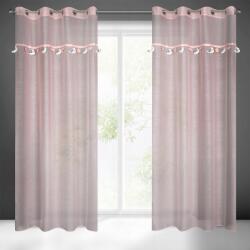 Eurofirany Függöny készre szerelve MOON-2 140x250 Eurofirany rózsaszín (418367)