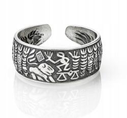 AB-Ag Ezüst Gyűrű Karikagyűrű Csillagjegyek Ezüst 925 16 Mint Egy Ritosztát (p-666)