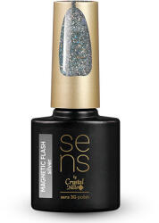 Crystal Nails Sens - Sens 3g Polish - Magnetic Flash Silver - 4ml
