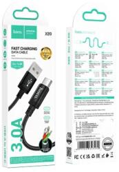 hoco. X89 Type-c - USB adatkábel 2m (fekete)
