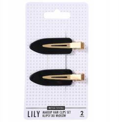 Sister Young fekete hajcsipesz 2 db (LBK9301)