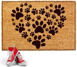 Decortrend Lábtörlő Ajtó Alá Vastag 40x60CM Cipőszőnyeg (LAS-203-SERCE-LAPKI)