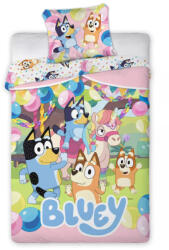 Bluey Magical Party gyerek, ovis ágyneműhuzat 100×135cm, 40×60 cm (BRM022867) - aztadejo