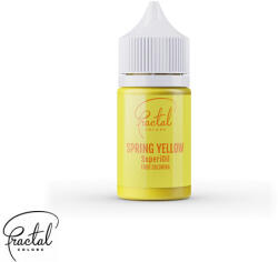 Fractal Colors Spring yellowFractal SuperiOil olajbázisú ételfesték 30 g