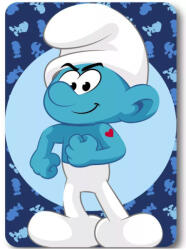 Paramount Animation Hupikék Törpikék Hefty Smurf polár takaró, pléd 100x140 cm Nr1