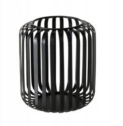 Boltze Fém Lampion Fekete Gyertyatartó Magasság 15 CM Átmérő 13 CM (2045504-BTE)