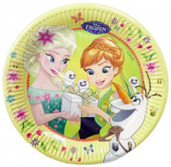 Disney Jégvarázs Fever papírtányér 8 DARABOS, 23 cm Nr7