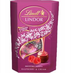 Lindt Lindor Málna- és Tejszínes Cornet 200g x 4 (5903815565267)