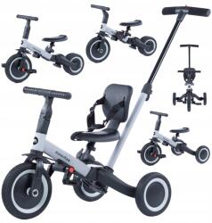 Moovkee Háromkerekű kerékpár, futóbicikli, Mike 6 az 1-ben Moovkee járgány, cool Grey (szürke) (MOOVKEE - 6w1 - MIKE - COOL GREY)