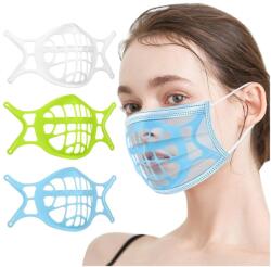 Cyrax Suport din silicon pentru mastile de protectie, Culori random (103070)