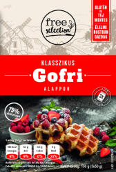  Free selection Free selection klasszikus gofri alappor 3x50g 150 g