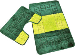 Troya Troya, Zöld görög, 2 Részes Fürdőszobai Szőnyeg