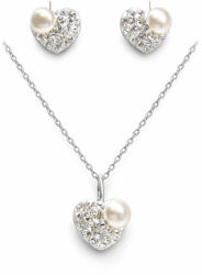 HÉRA GYÖNGYÖS SZÍV szett - 10 mm (crystal fehér) (2026012205)