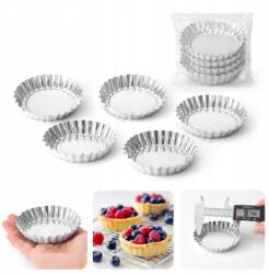Kuchpol Tart Forma Cukrászati Kiszúró 9CM 6 Darabos Készlet Univerzális Fém (1457)