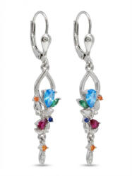 BELLAFLORA ezüst fülbevaló - 40 mm (2026012301)