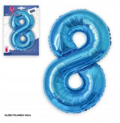  Ouda Party -Alumínium lufi kék numerikus 100 cm 8