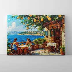 Makana Citromfényes délután - Számfestő készlet, kerettel (40x50 cm)