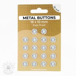  Patentozó szett METAL 10 mm silver