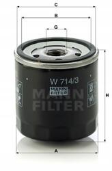 Mann-Filter Olajszűrő Mann-filter W 714/3
