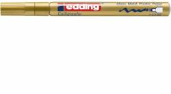 edding Marker cu vopsea Edding 753, varf caligrafic, 1-2.5 mm, uscare rapida, auriu (ED753053)