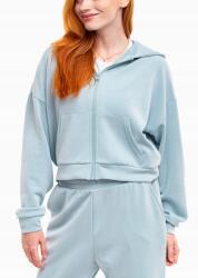 4F női kapucnis pulóver cipzáras sport melegítő kényelmes hoodie méret Xs (4FWSS24TSWSF1002-34S-XS)