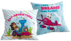 Halantex Gabi babaháza Cat-Adventures párna, díszpárna 40x40 cm (HAX606399)