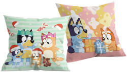 Halantex Bluey Winter Karácsony párna, díszpárna 40x40 cm (HAX613397)