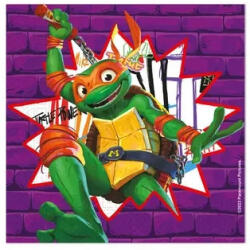 Procos Tini Nindzsa Teknőcök Purple szalvéta 20 db-os 33x33 cm FSC (PNN96459) - perfectbaby