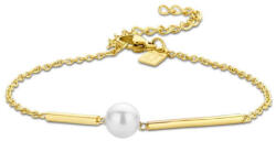 VICTORIA Arany színű fehér gyöngyös karkötő (VBNACA64420) - perfectbaby