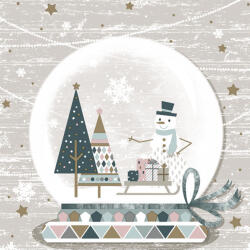  Karácsony Glassball szalvéta 20 db-os 33x33 cm (PKK043374)