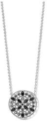 VICTORIA Ezüst színű fekete köves nyaklánc (VBKACA83045) - perfectbaby