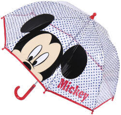 CERDÁ Mickey egér Blue Dots gyerek átlátszó esernyő Ø71 cm (CEP2400000617)