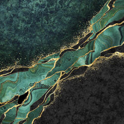  Márvány mintás Malachite szalvéta 20 db-os 33x33 cm (PKK049901) - perfectbaby