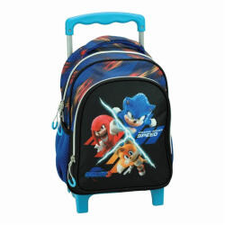 GIMSA Sonic a sündisznó Brawn gurulós ovis hátizsák, táska 30 cm (GIM33486072)