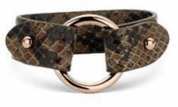 VICTORIA Rose gold színű barna mintás bőr karkötő (VBNACA611SM) - perfectbaby