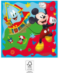 Procos Mickey egér Rock the House szalvéta 20 db-os 33x33 cm FSC (PNN93824)