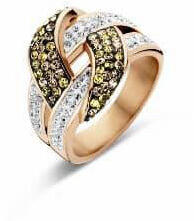 VICTORIA Rose gold színű színes köves gyűrű (VBNCZ30356) - perfectbaby