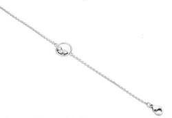 VICTORIA Ezüst színű fehér köves karkötő (VBKACA74520) - perfectbaby