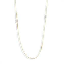VICTORIA Arany színű fehér gyöngyös nyaklánc (VBNACA64490) - perfectbaby