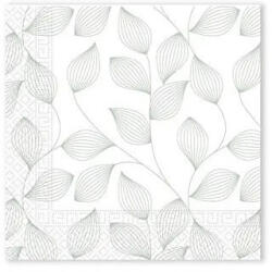 Procos Levél Grey szalvéta 20 db-os 33x33 cm FSC (PNN96637) - perfectbaby