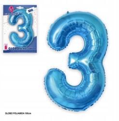  Ouda Party -Kék alumínium lufi 100cm 3-as szám