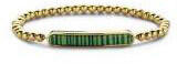 VICTORIA Arany színű zöld mintás karkötő (VBNACA693SM) - perfectbaby