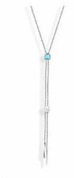 VICTORIA Ezüst színű kék, fehér köves nyaklánc (VBNACA61782) - perfectbaby