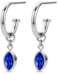 VICTORIA Ezüst színű kék, fehér köves fülbevaló (VBKAB85800) - perfectbaby
