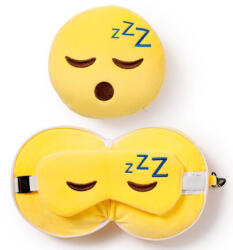 Puckator Smiley utazópárna szemmaszkkal, Relaxeazzz, Snoozie, alvó fejecske (PCT-CUSH321)