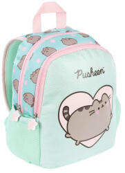 PUSHEEN cicás hátizsák, ovis, 28x23x10cm, mentazöld (MJK-688409) - perfectbaby