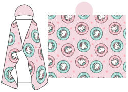  Hello Kitty Club kapucnis takaró 120x150cm (AYM078640) - perfectbaby