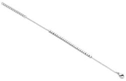 VICTORIA Ezüst színű kockás karkötő (VBKACA79421) - perfectbaby