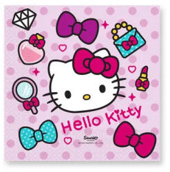 Procos Hello Kitty Fashion szalvéta 20 db-os 33x33 cm (PNN94701)